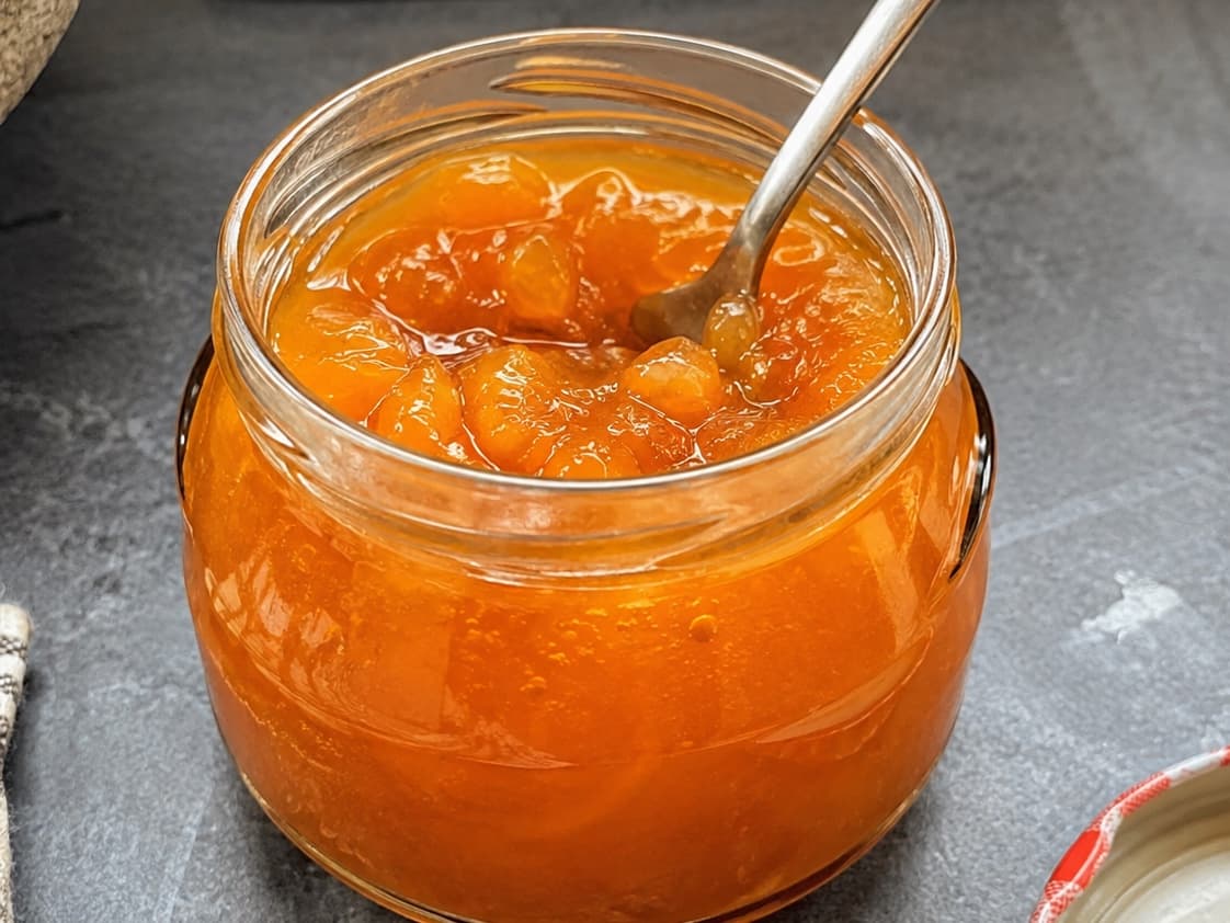 Peach confiture