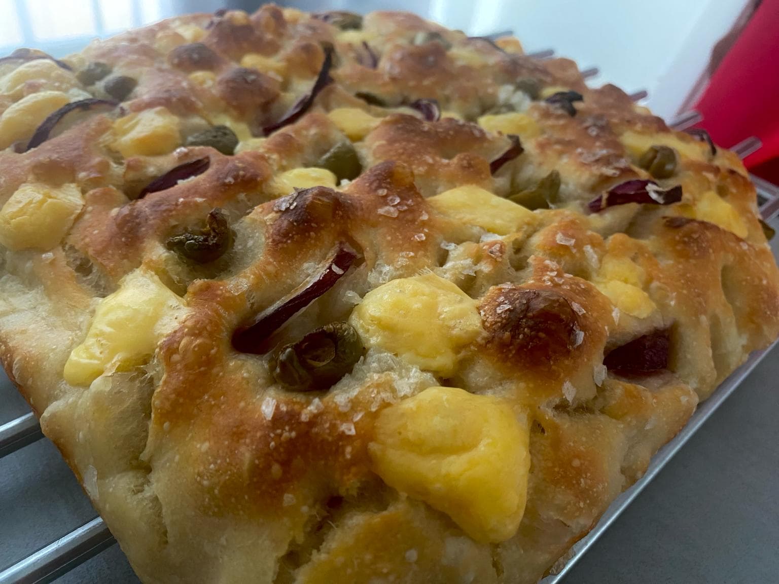 Sourdough focaccia