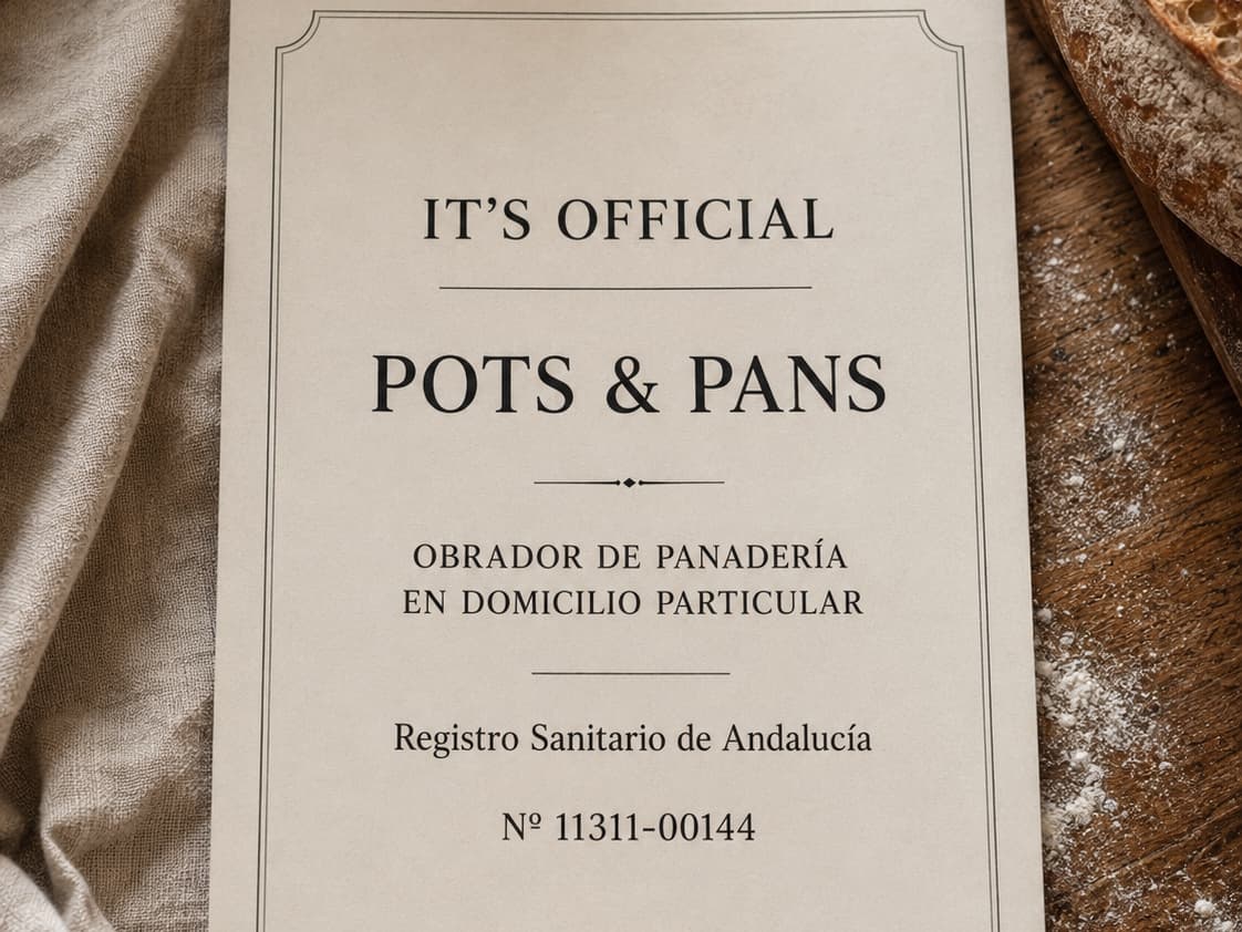Pots and Pans paperwork done